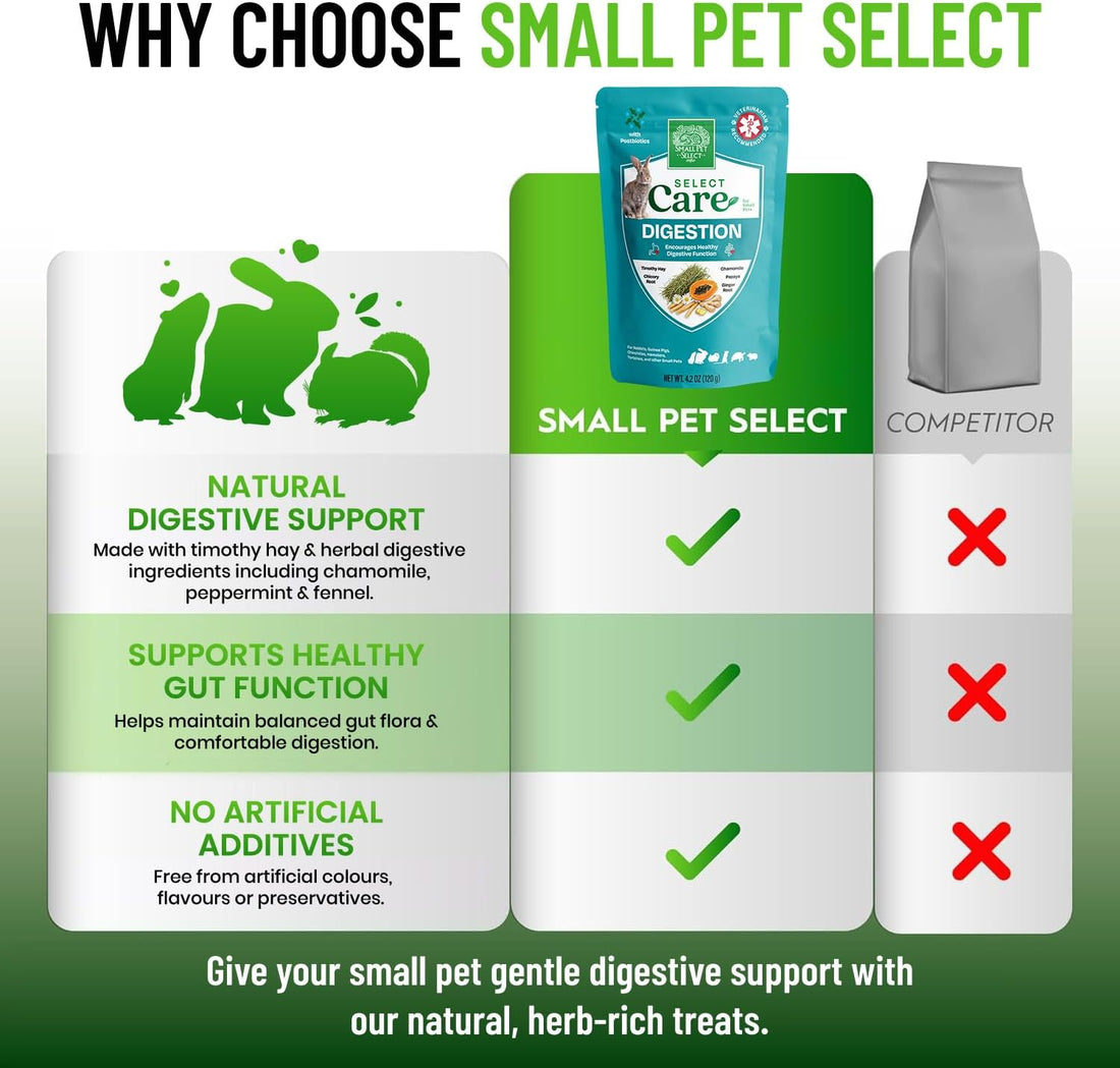 Small Pet Select Digestion Support Supplement for Rabbits, 4.2 oz