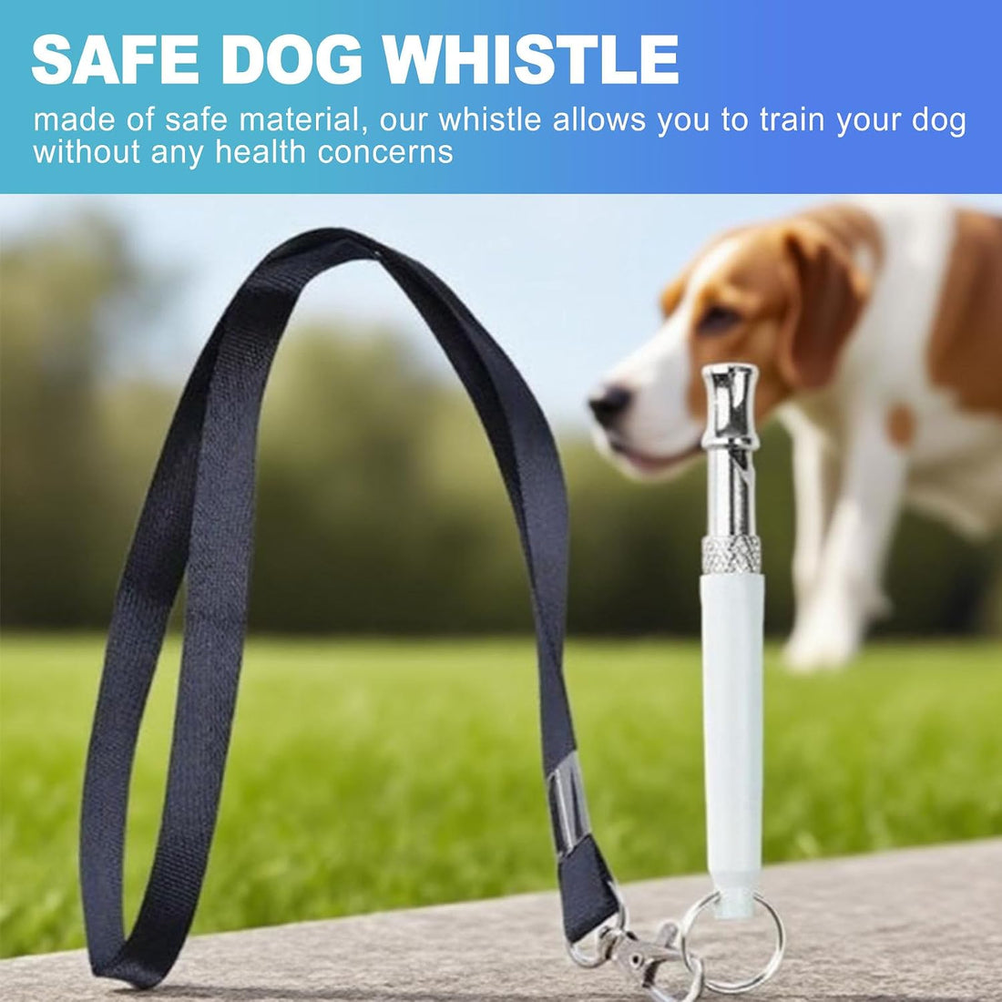 CoguZed 2 Pack Ultrasonic Dog Whistles with Lanyards