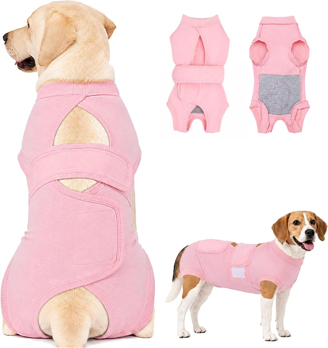 Lukovee Recovery Suit for Dogs, Female Male Spay Neuter Surgery Onesie