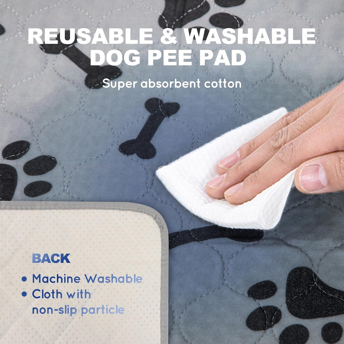 HQ4US 4LEGS Dog Pee Grass with Washable Pee Pads for Dog Litter Box 2