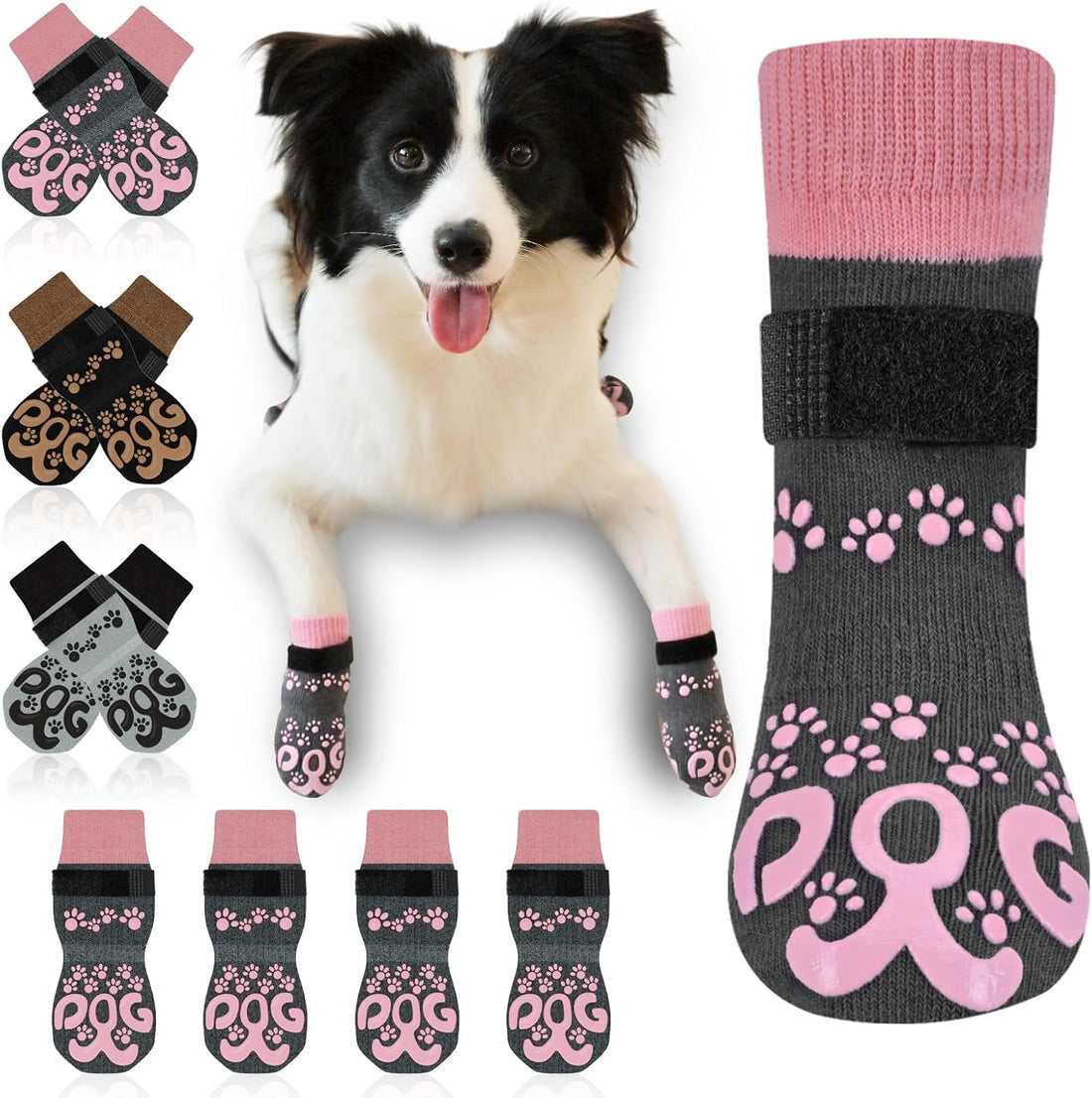 Dog Socks for Hardwood Floors Anti Slip