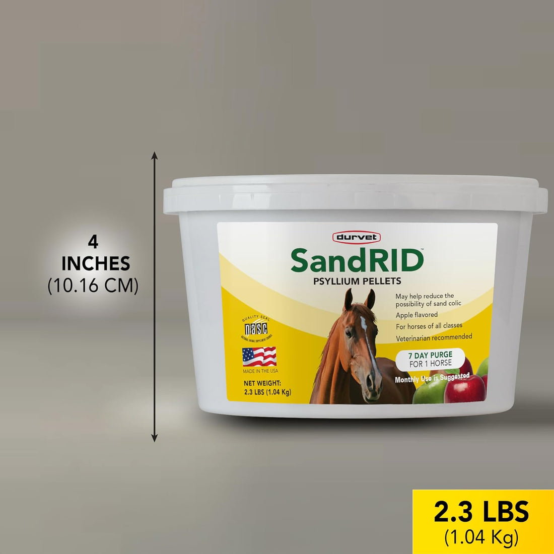Durvet 699627 Sandrid Psyllium Pellets, 5 Lb, 5 Pound (Pack of 1)