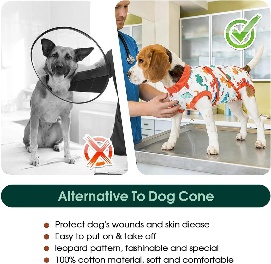 Kuoser Dog Surgery Recovery Suit, Surgical Suit for Dogs Male Female