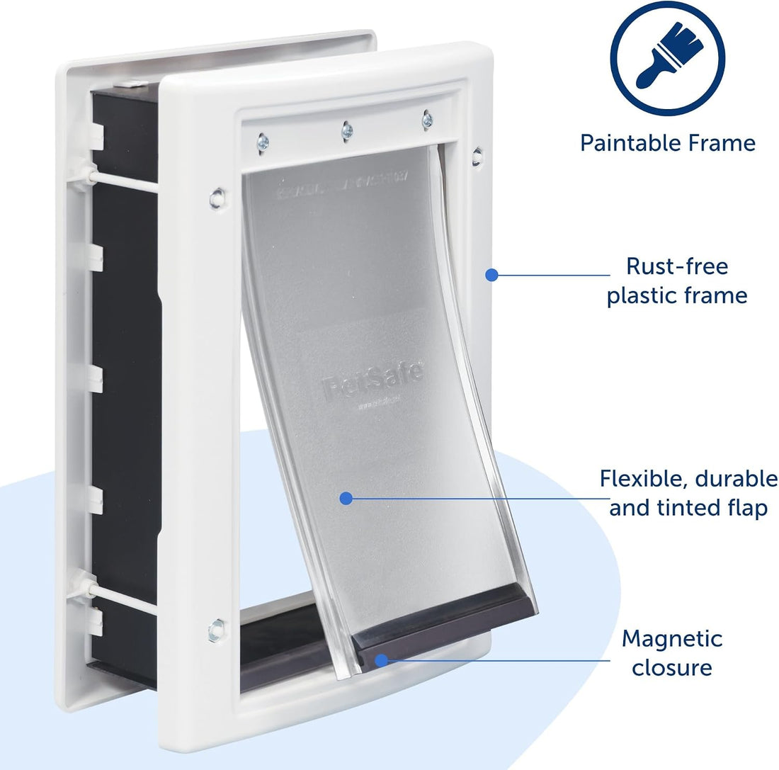 PetSafe Plastic Dog & Cat Door, Pets up to 100 lb