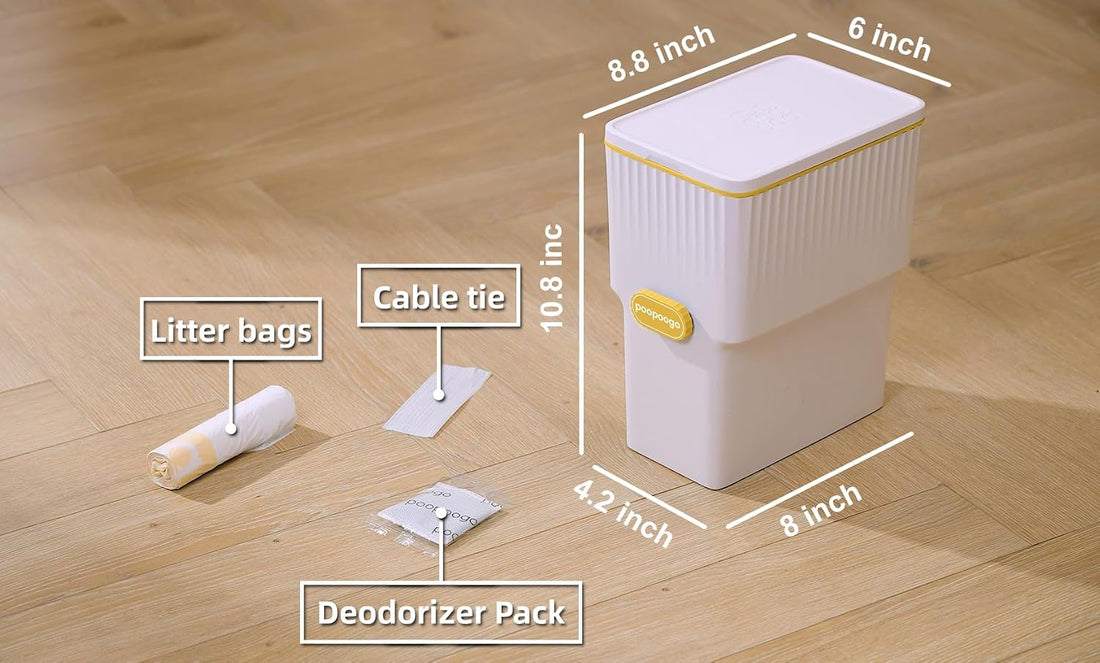 Cat Litter Trash Can, Litter Can, Cat Waste Container