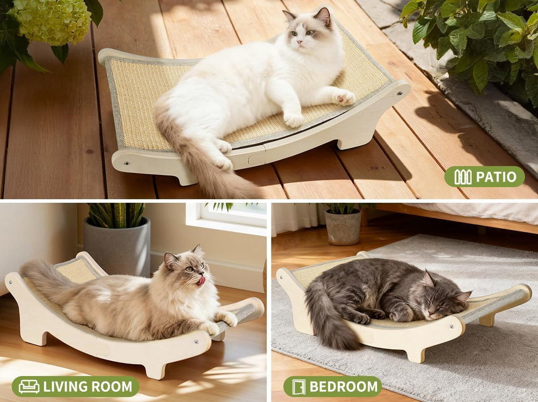 HOTEAGLE Cat Scratcher Bed for Indoor Cats