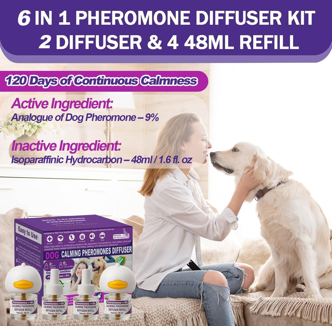 Dog Calming Pheromone Diffuser Kit for Anxiety