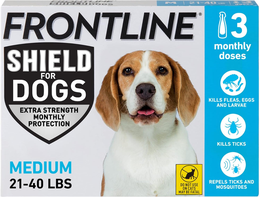 FRONTLINE Shield Flea & Tick Treatment for Medium Dogs 21-40 lbs.