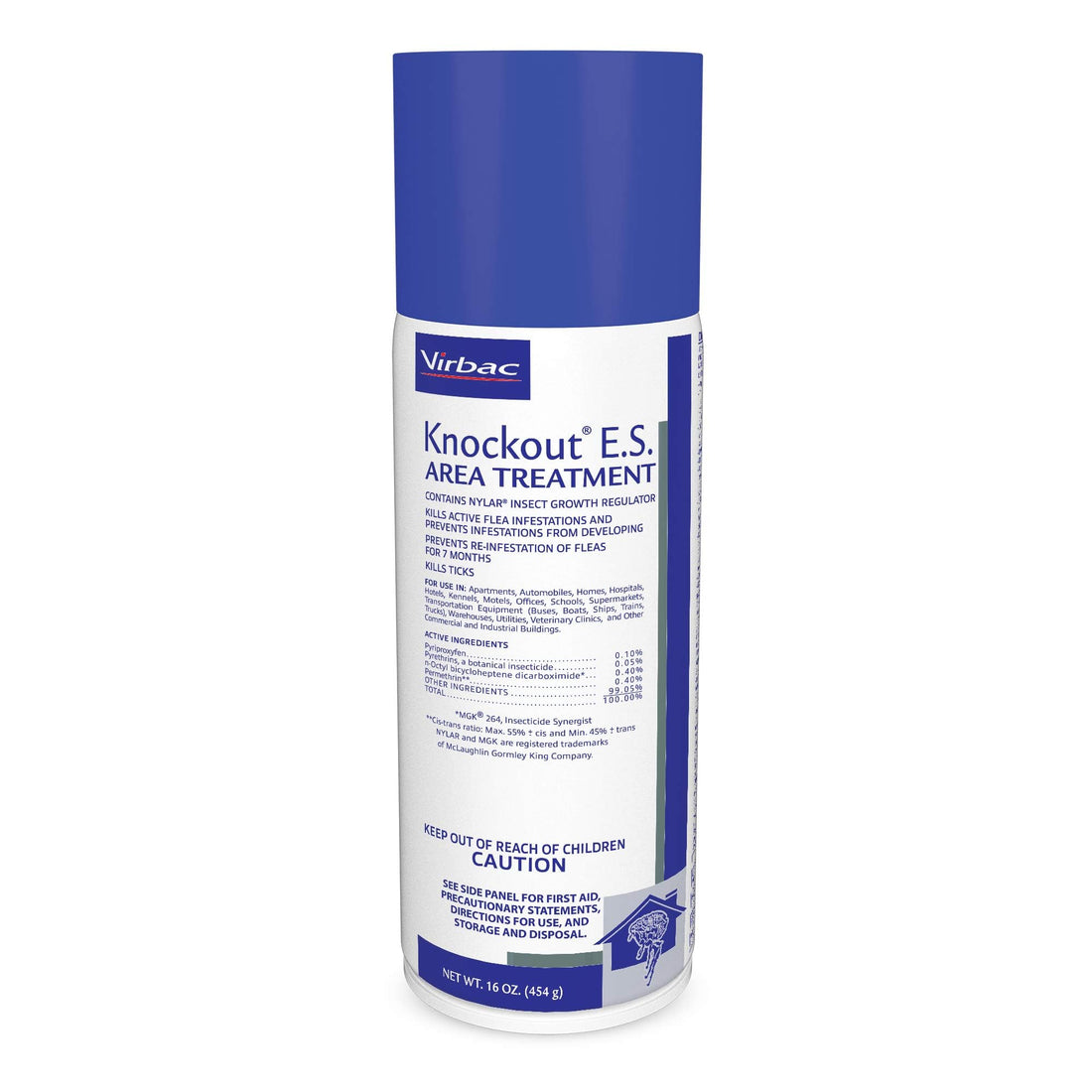 Virbac KNOCKOUT® E.S. Area Treatment Carpet Spray, Kills Fleas