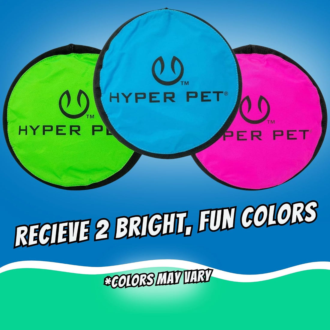 Hyper Pet Flippy Flopper 9" Flying Disc Soft Dog Toy