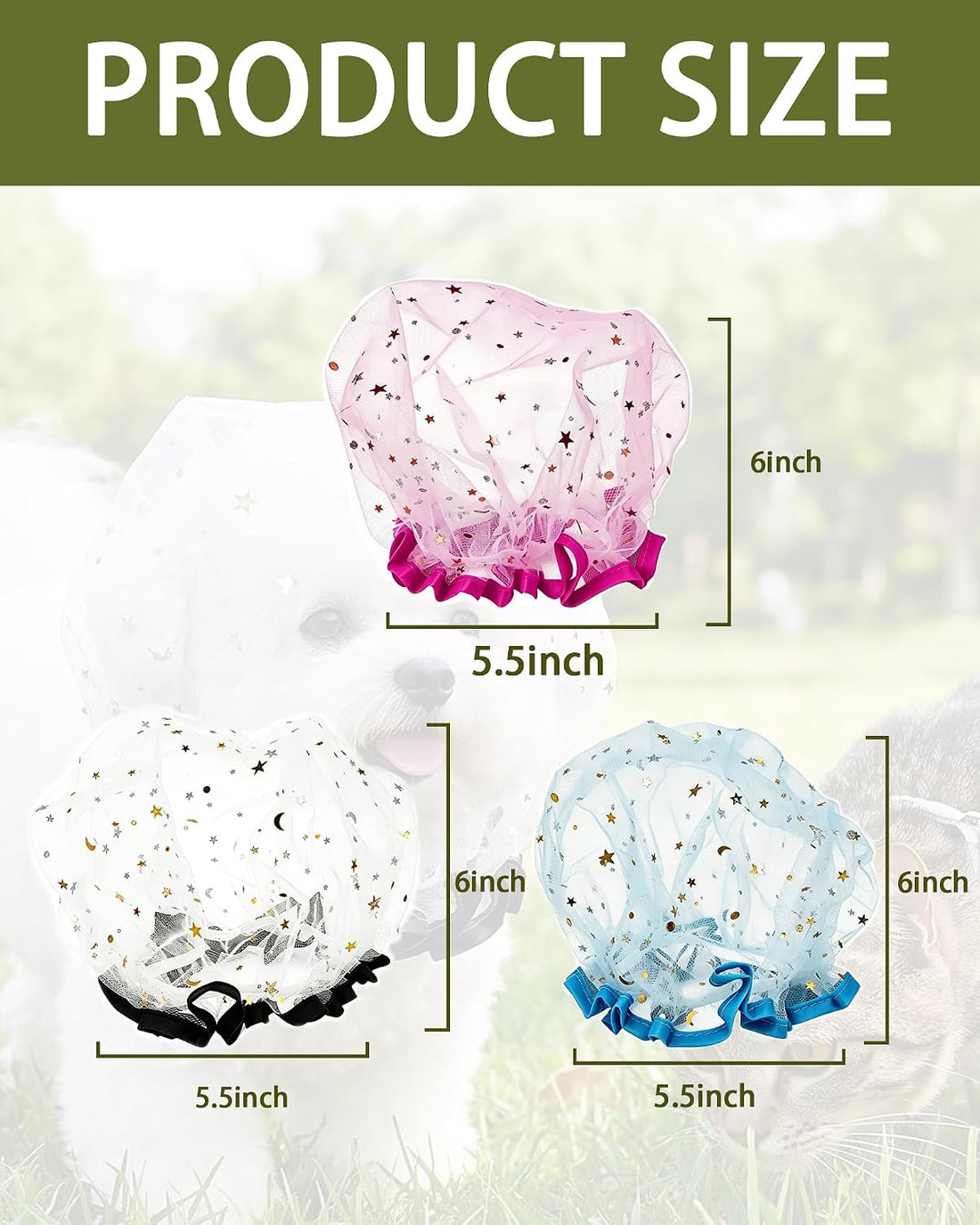 5 Ps Adjustable Mesh Dog Muzzle