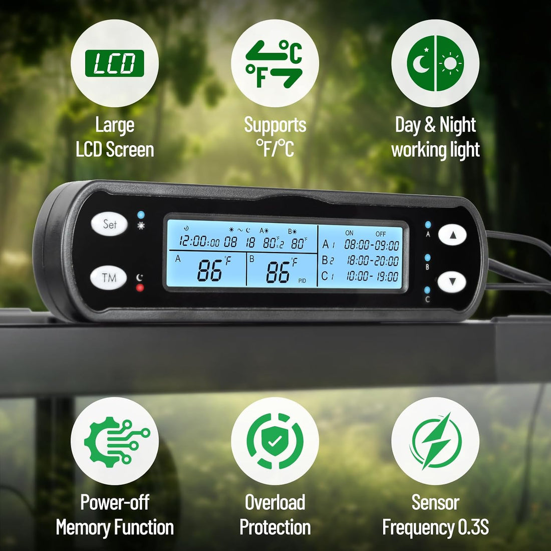 Smart Thermostat with Heating Timing Outlets