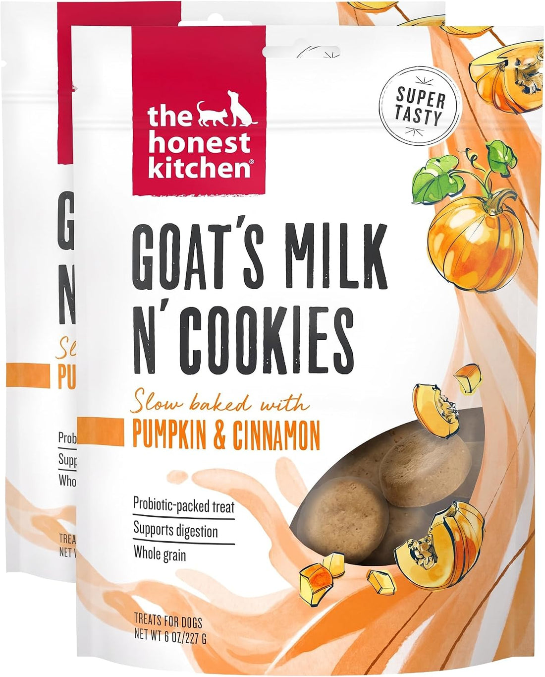 The Honest Kitchen Whole Grain Goat’s Milk N’ Cookies Dog Treats