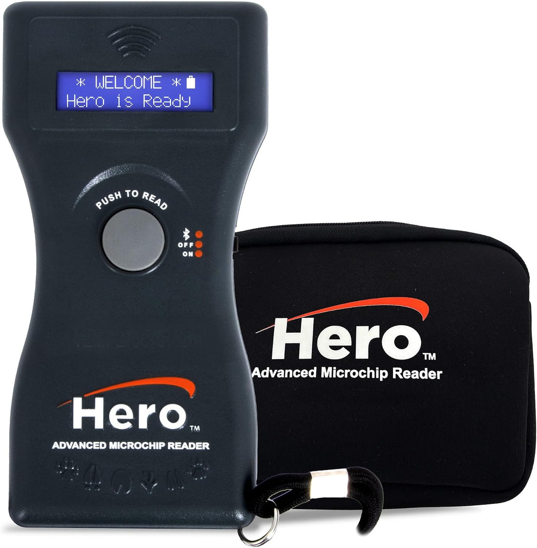 Hero Universal Microchip Scanner, Reads ISO & Non-ISO Pet Microchips