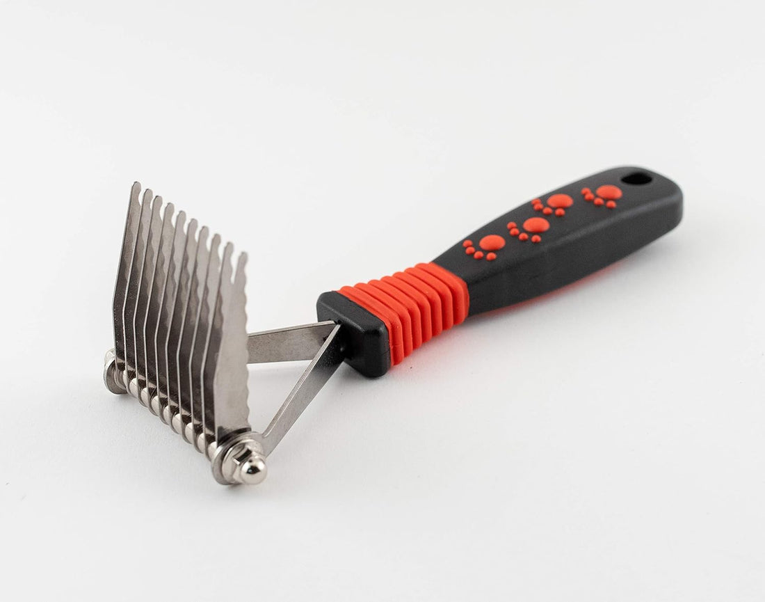 RYAN'S PET SUPPLIES Paw Brothers 10-Blade Dematting Tool for Dog