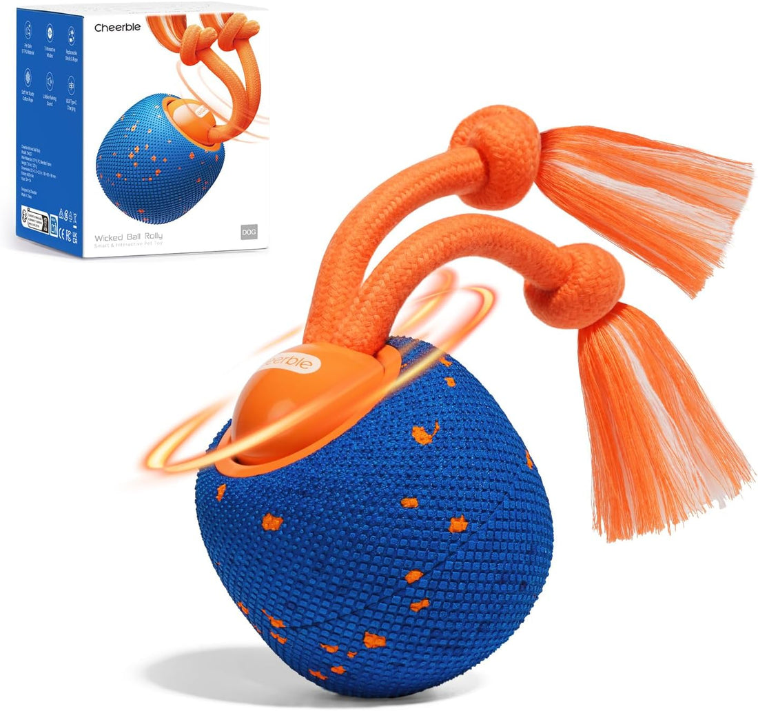 Cheerble Smart Interactive Dog Toy, Wicked Ball Rolly