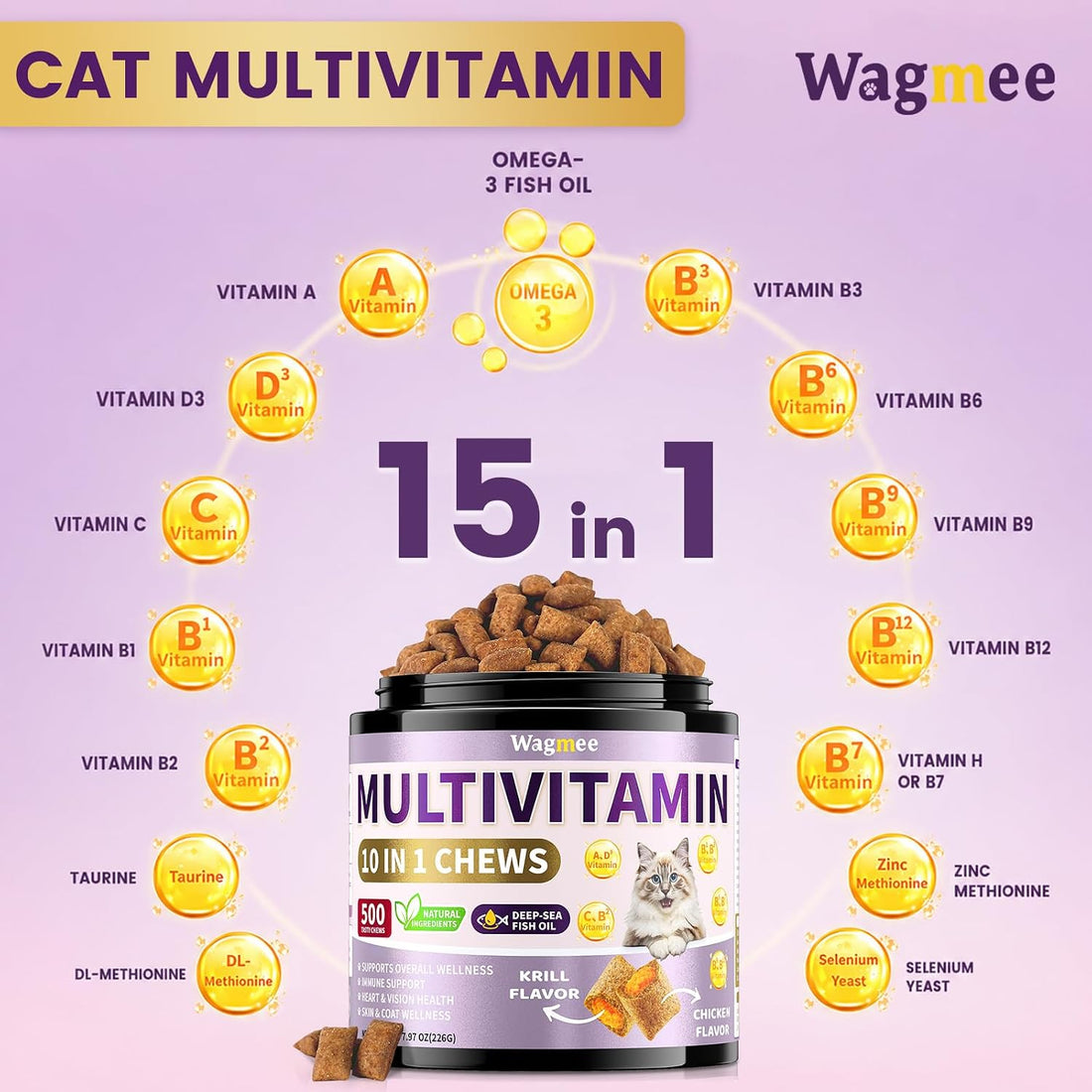 Taurine for Cats Vitamins Treats