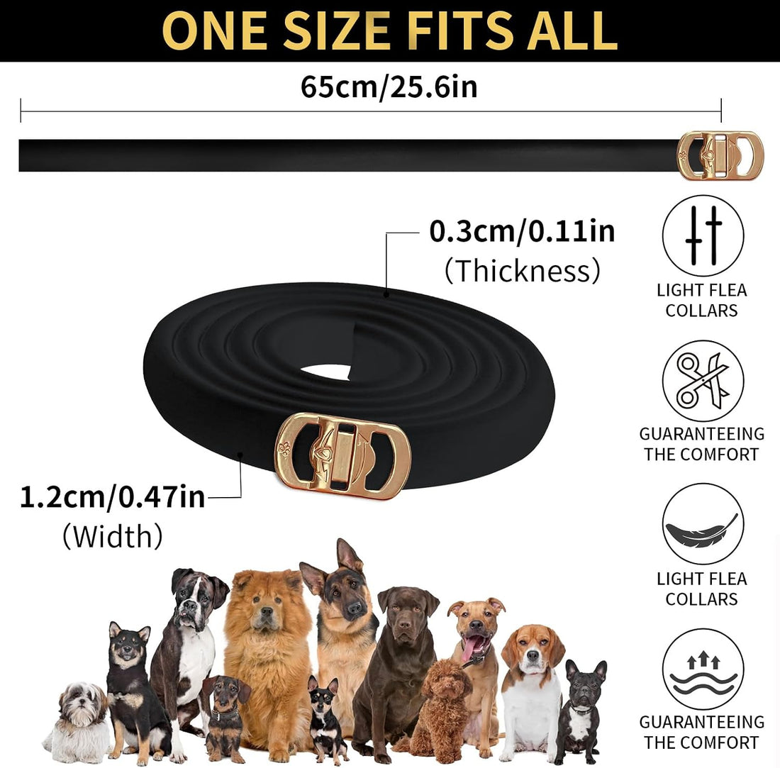 Lerqua Flea Collar for Dogs 4 Pack
