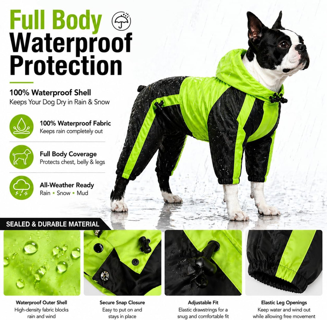 Pet Apparel Large Dog Clothing Raincoat Pet Clothes Rain Coat For Big