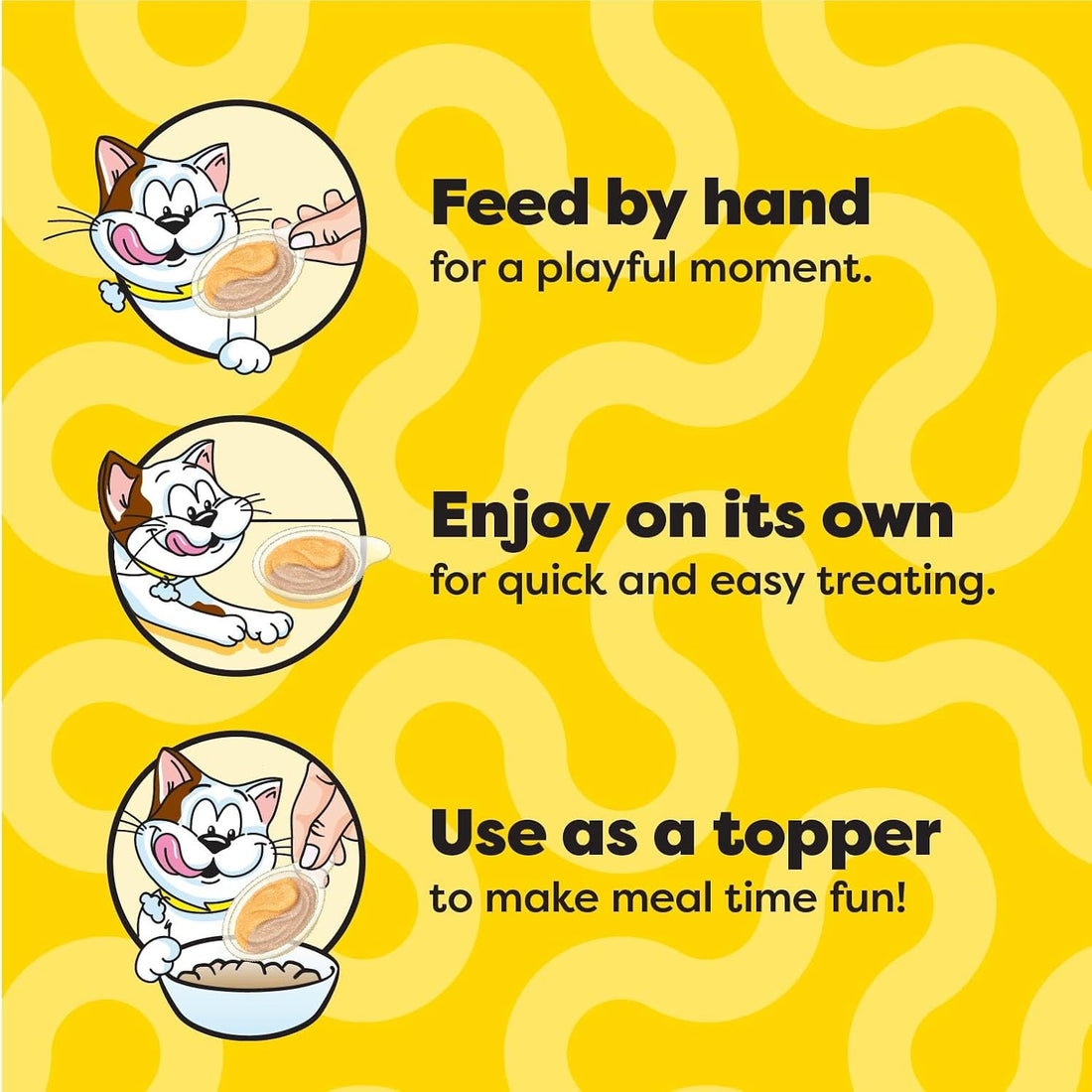 Temptations Lickable Spoons Wet Cat Treats, Chicken & Cheese, 4 ct