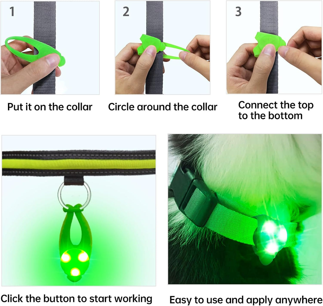 LaRoo Dog Lights - Led Collar Lights for Nighttime Walking
