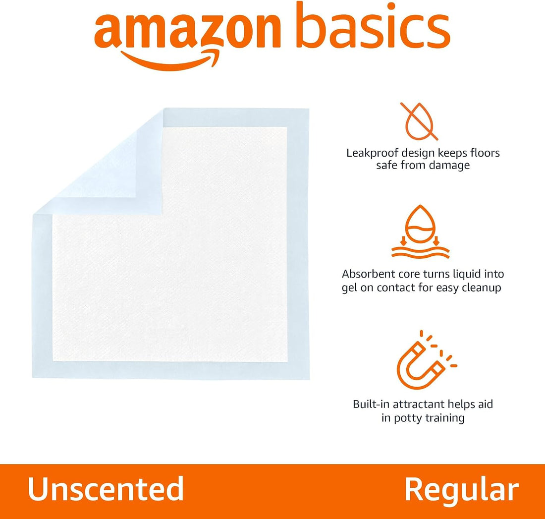 Leak-Proof Dog and Puppy Potty Training Pee Pads with Quick-Dry