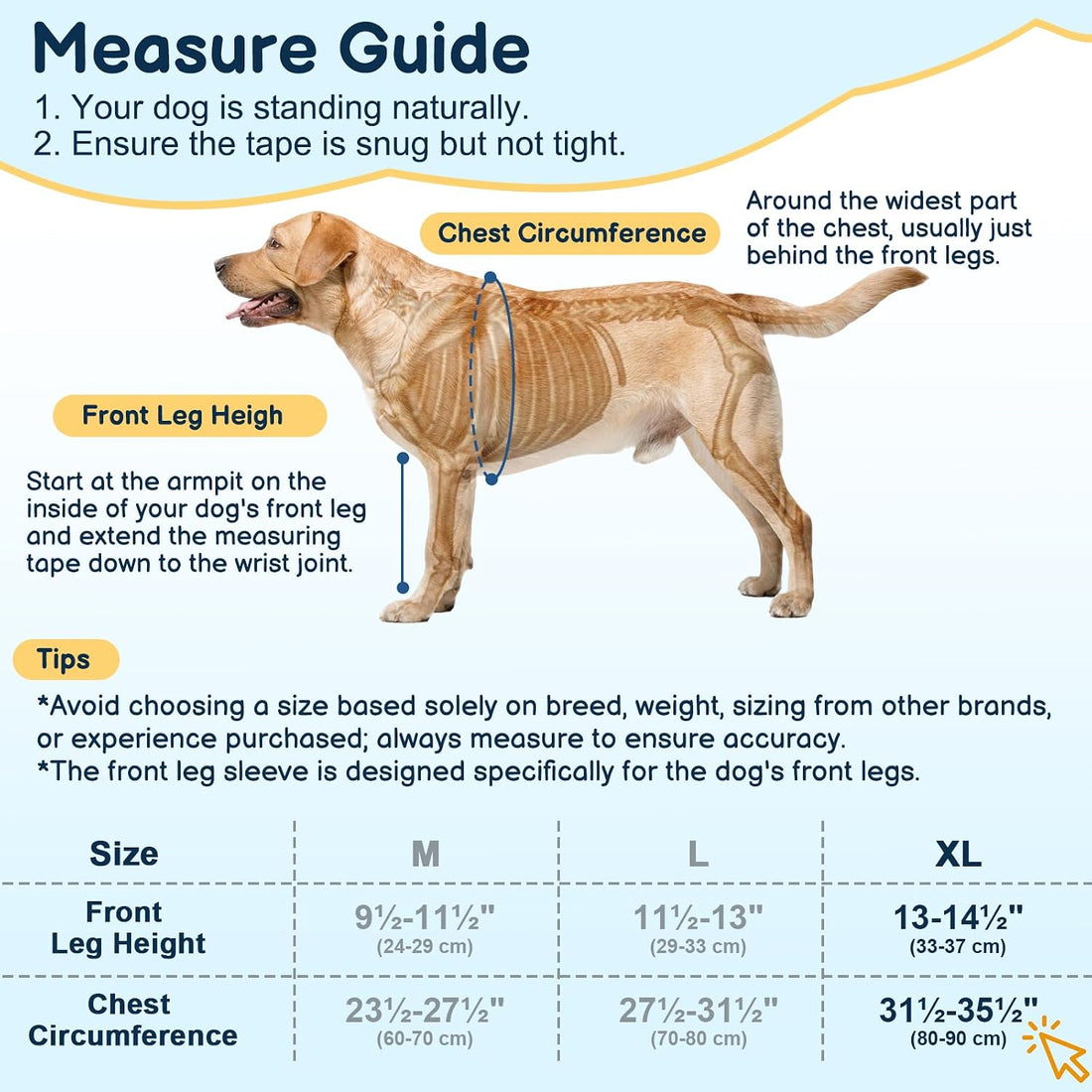 BARKLESS Dog Front Leg Sleeve to Prevent Licking, Soft Recovery Suit
