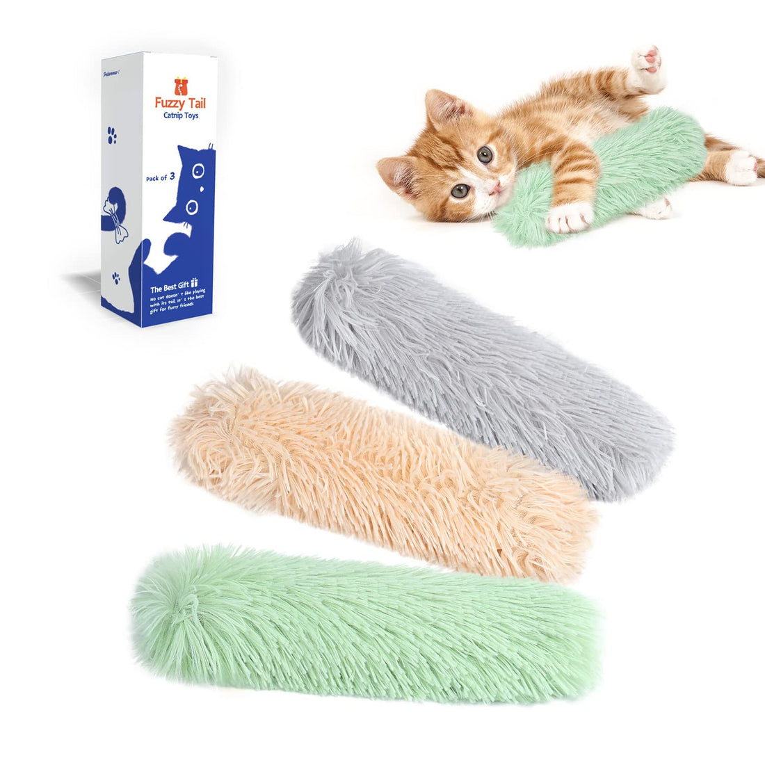 Potaroma Cat Toys Pillows, 3 Pack