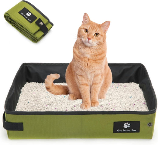 Portable Foldable Cat Litter Box - Waterproof