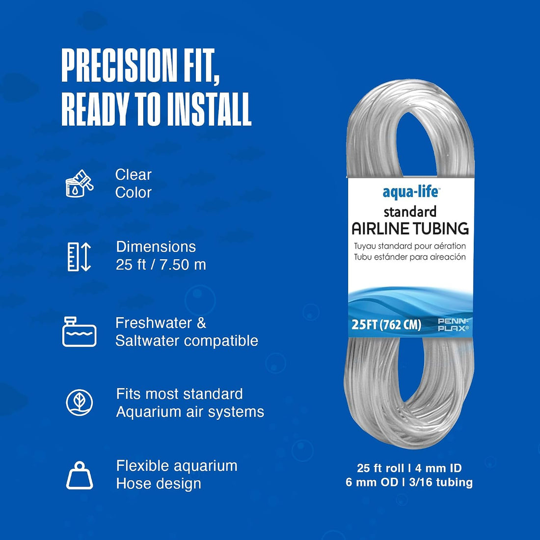 Penn-Plax Aqua-Life Standard Airline Tubing