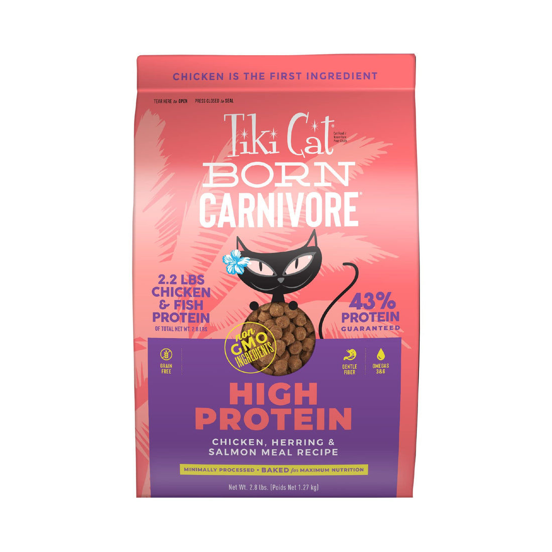 Tiki Cat Born Carnivore High Protein Dry Cat Food, Chicken