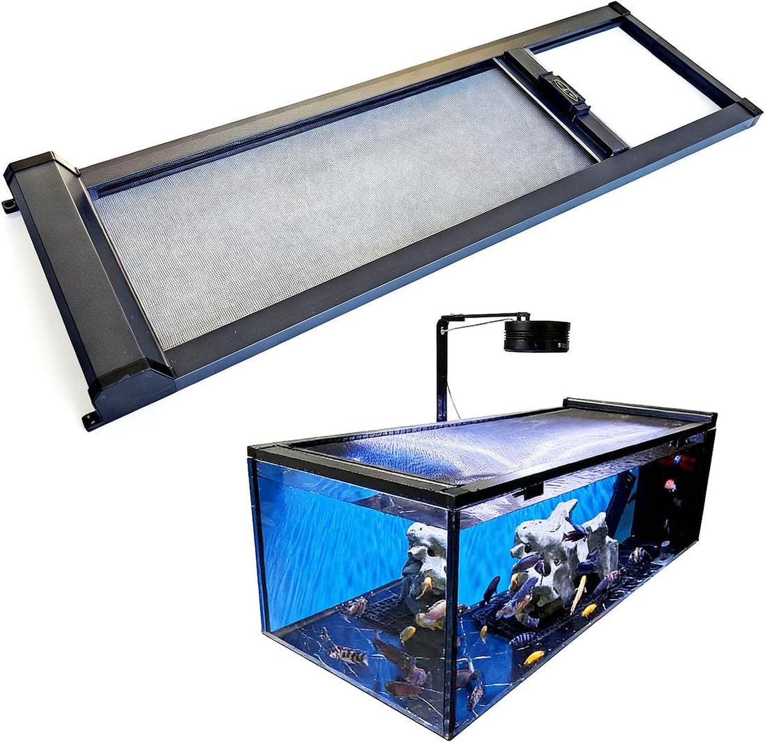 Retractable Fish Tank Hoods 30 * 12 or 24 * 12in Fish Tank Lid