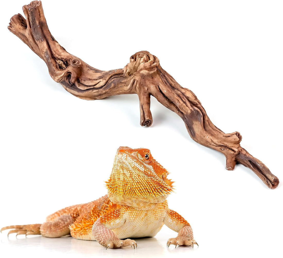 Reptile Resin Wood Decor for Terrarium
