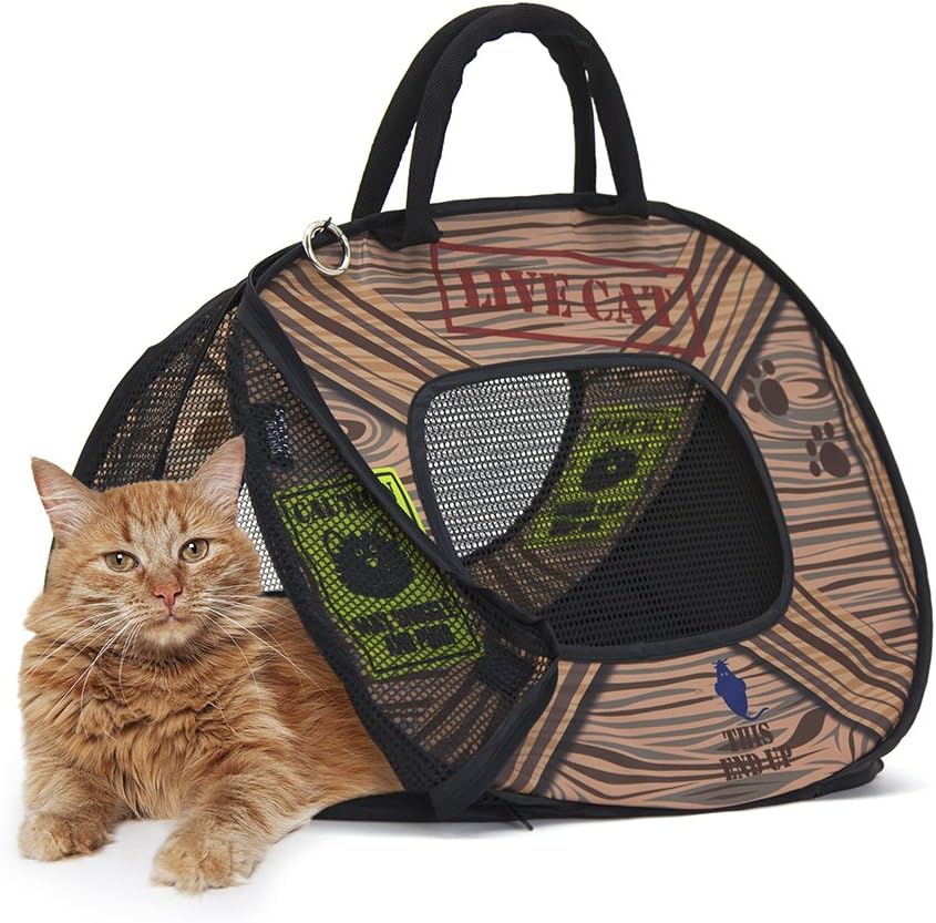 SportPet Designs Soft Sided Cat Carriers, Pattern 20"