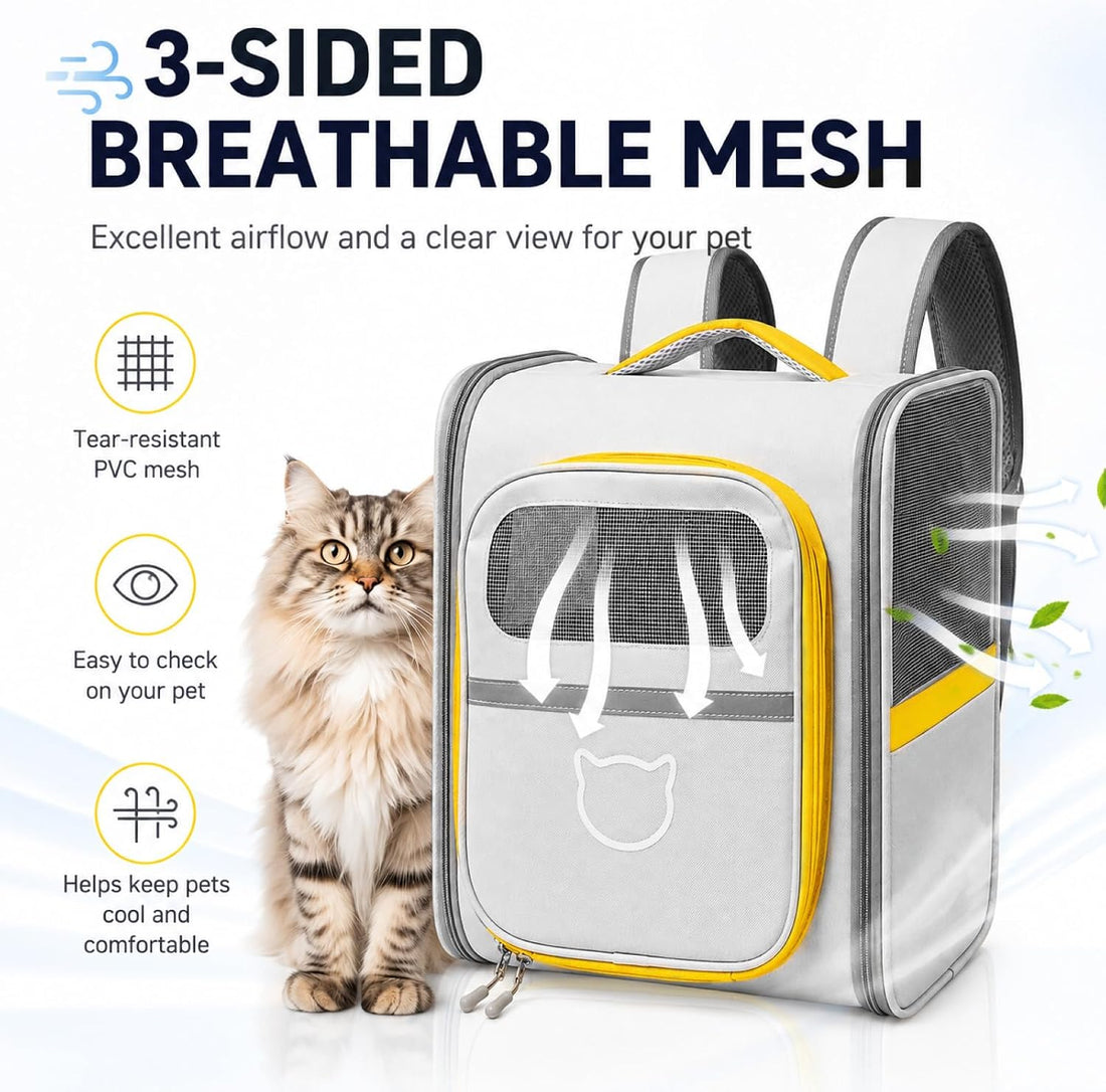 Vivicreate Cat Backpack Carrier for Dogs and Cats Kittens Rabbits