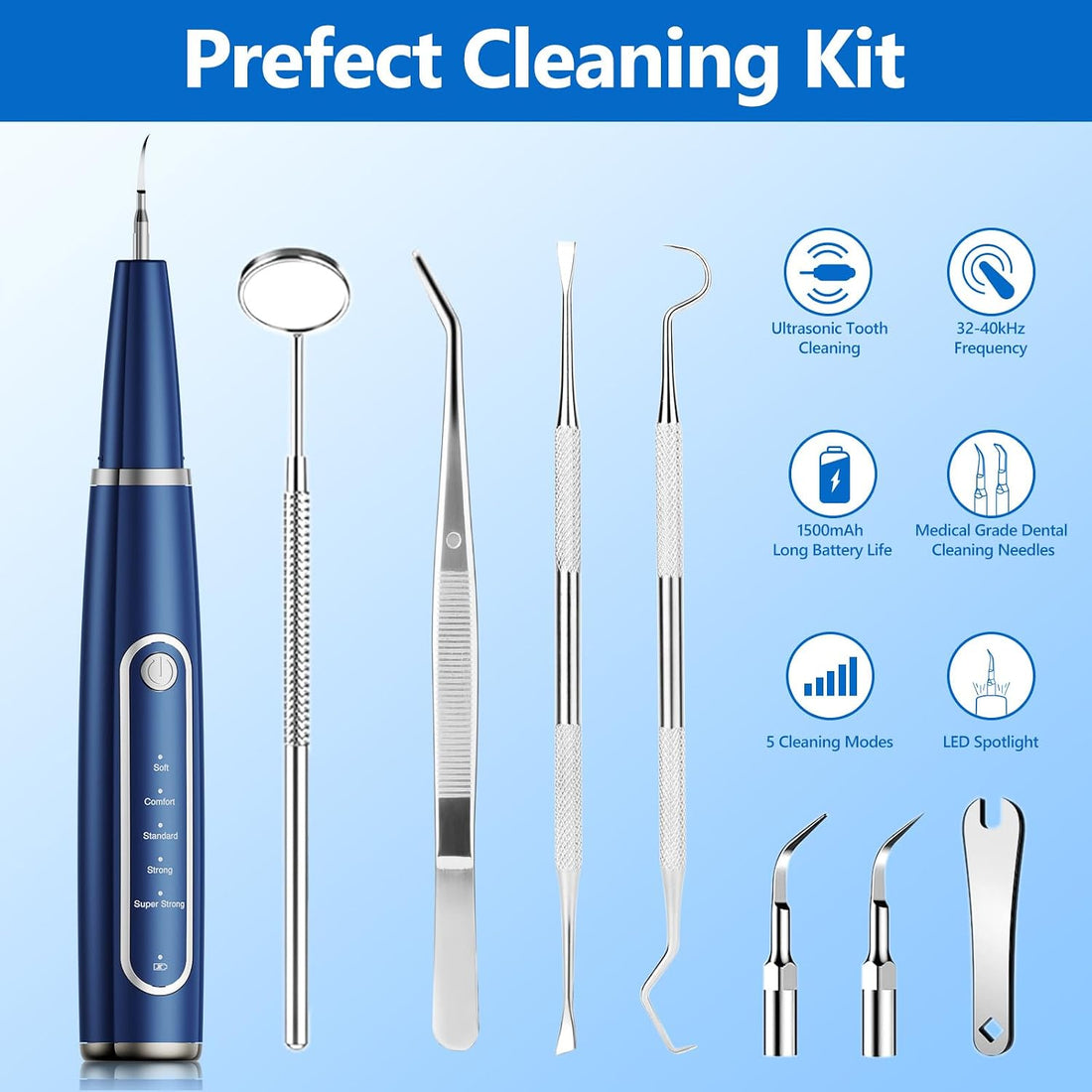 Ni-SHEN Dog Plaque Remover for Teeth,Pet Ultrasonic Tooth
