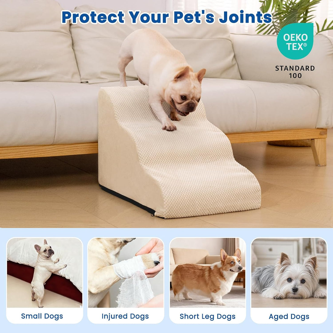 Airpanda Dog Stairs for Small Dogs and Cats