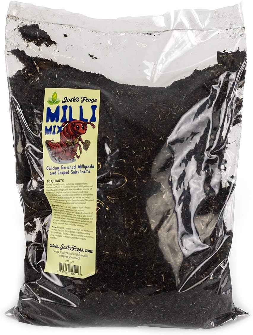 Josh's Frogs Milli Mix Millipede and Isopod Substrate, 2 Quarts