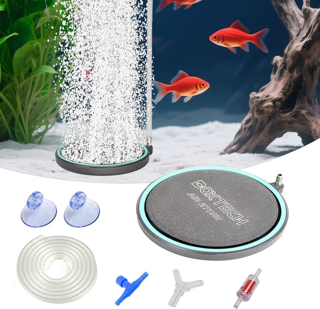 UPETTOOLS 2inch Nano Aquarium Air Stone, Quiet Bubble Diffuser