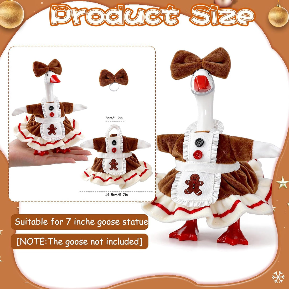 7 Inch Mini Desk Goose Outfits