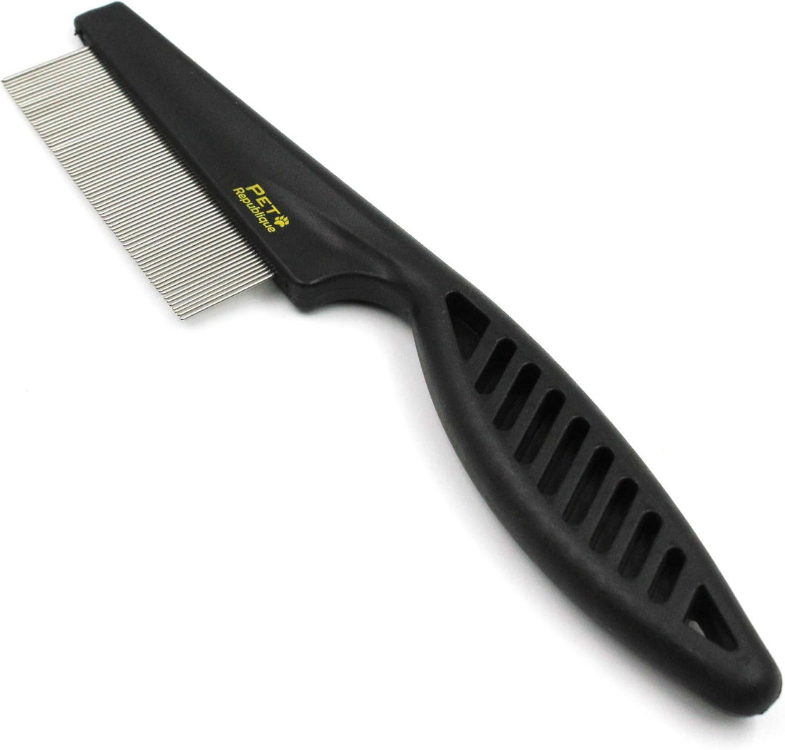 Pet Republique Grooming Tool - Fine-Toothed Comb for Removing Fleas