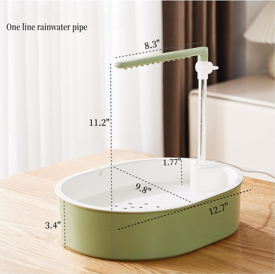 Automatic Circulating Water Parakeet Bath, Parrot Bath Bowl
