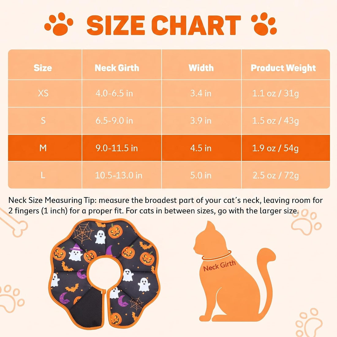 Avont Cat Cone M Adjustable Soft E-Collar