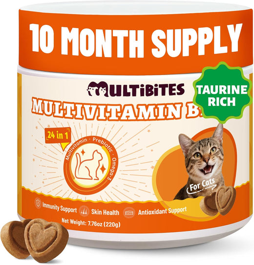 MULTIBITES 24-in-1 Vitamins Supplements and Taurine for Cats