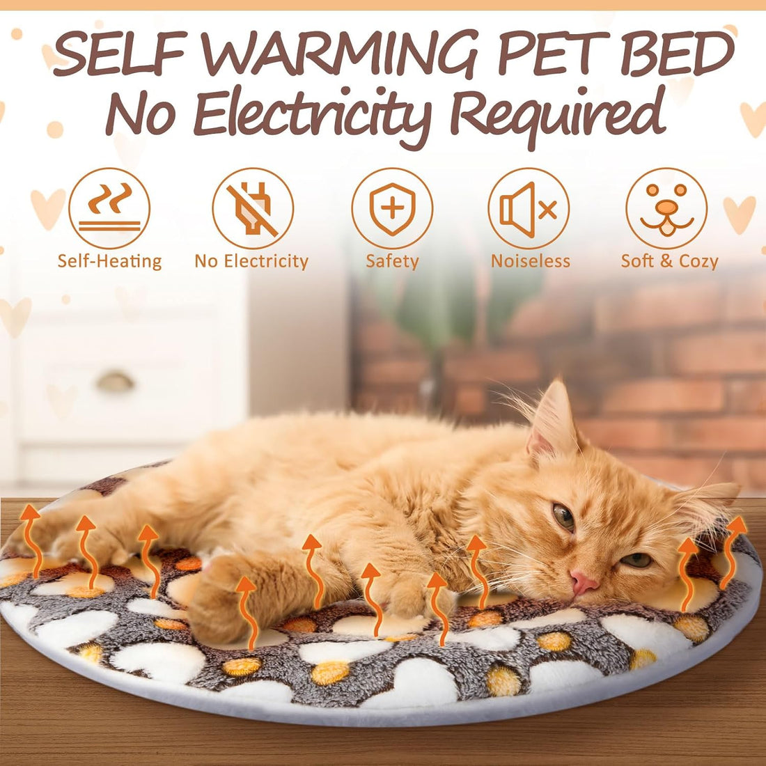VitalCozy 2 Pack Self Heating Cat Pad Self Warming Dog Mat