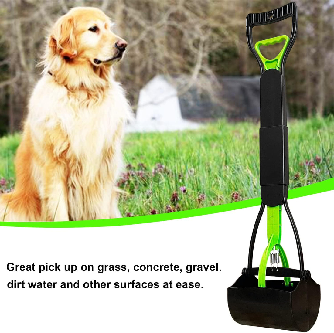 ienjoyed 28" Large Pooper Scooper for Dogs