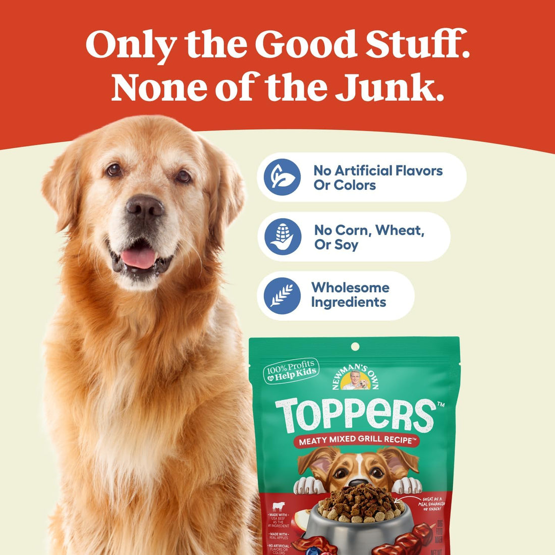 Newman's Own Meaty Mixed Grill Dry Dog Food Topper