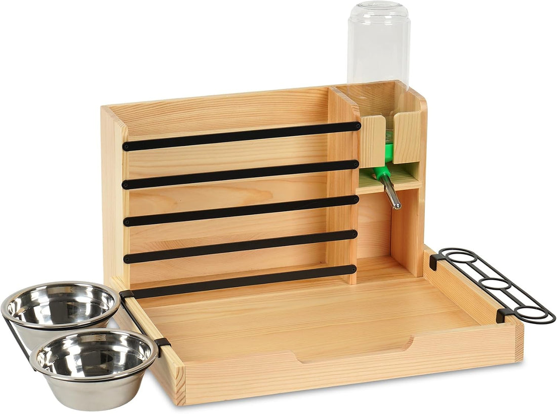 Rabbit Hay Feeder 4 in 1 Guinea Pig Feeder Bunny Hay Holder