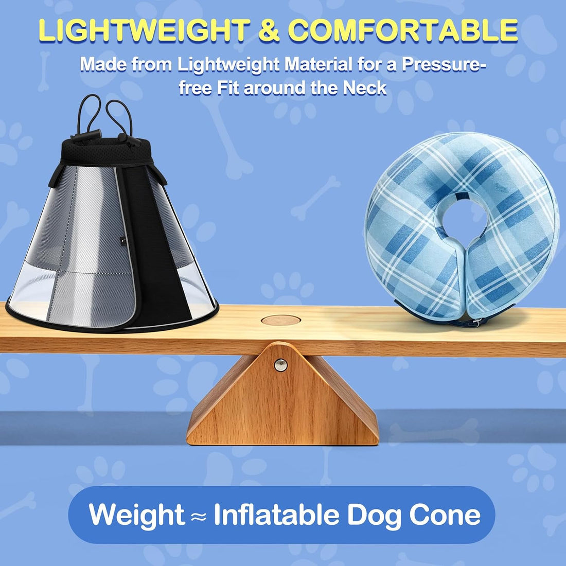 Dog Cone to Stop Licking, Soft Dog Cone Collar Alternative After