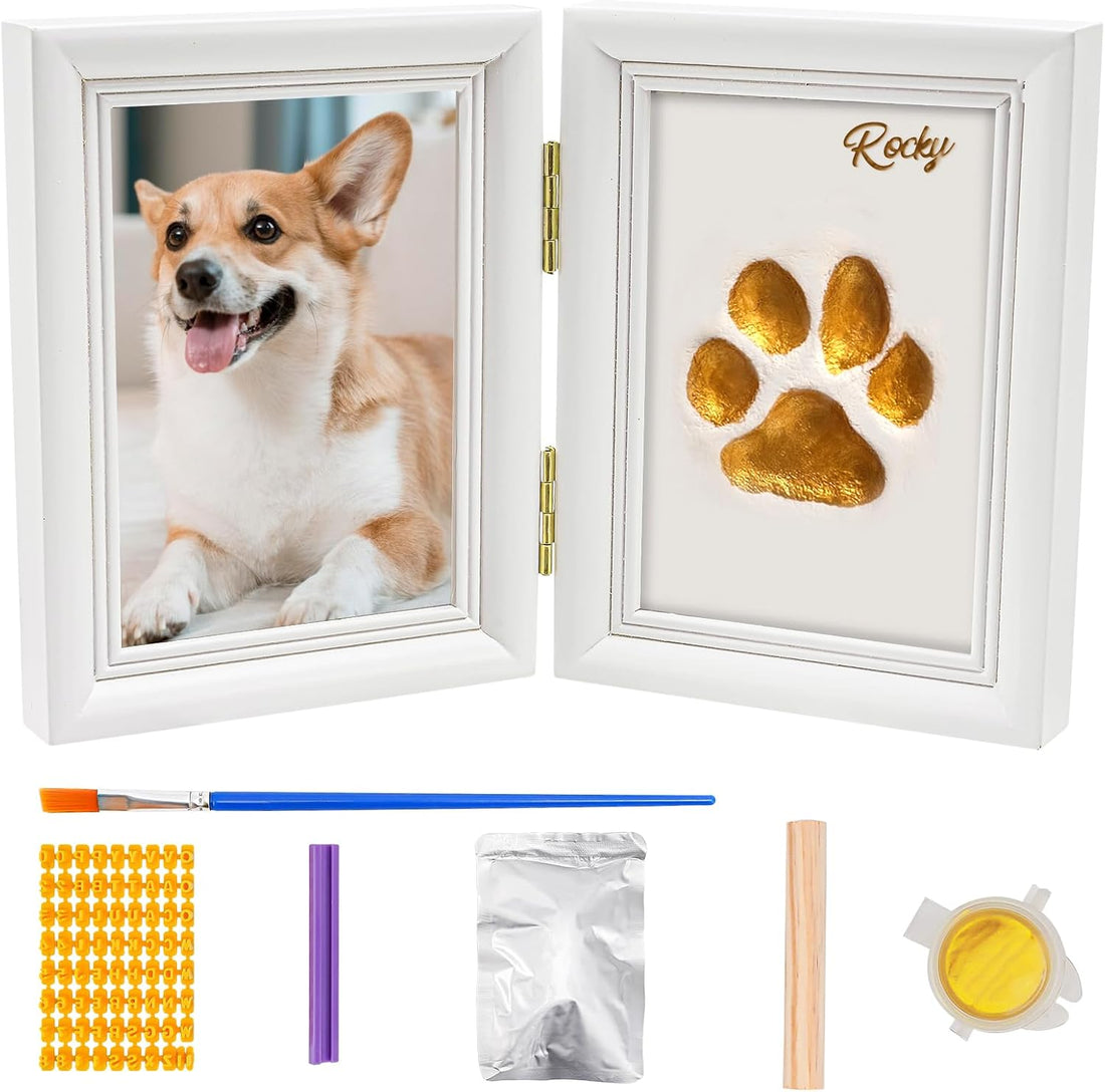 Avont Paw Print Kit, Pet Memorial Keepsake with Frame